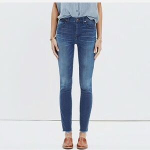 Madewell Women's 10” High Riser Skinny-Skinny Jeans, Size 28